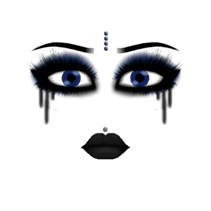 Acidic™ Makeup || Grunge Tears Roblox decal