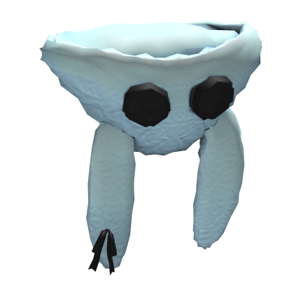 Cute Blue Bunny Hood w Floppy Ears 3.0