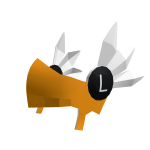 Yellow Feathered Right Left Helm