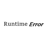 Runtime E̷r̶r̵o̶r̸