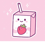 Milky strawberry milk <3