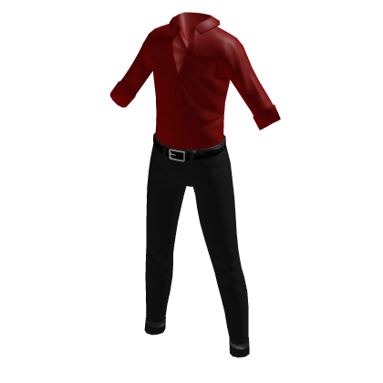 Tucked In Outfit - Red