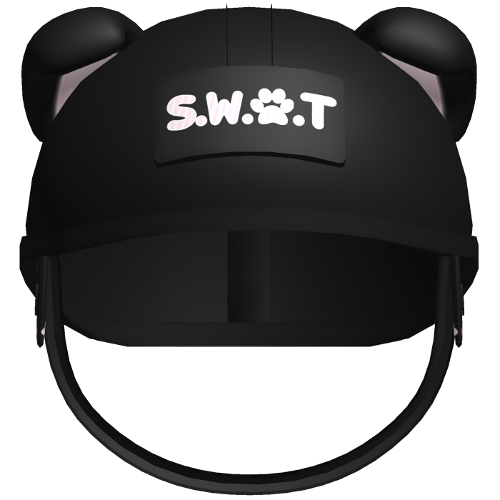 Cute Swat Cat Helmet