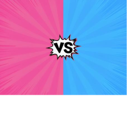 Pink VS Blue (Halloween)