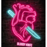 Bloody knive
