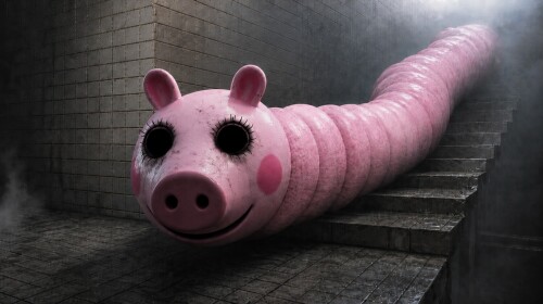 Climb Scary Pig Worm Tower