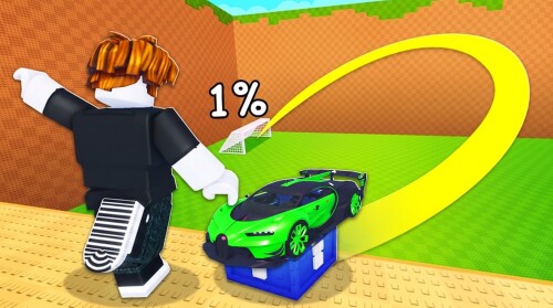 Tritt einen Glücksblock für Autos!