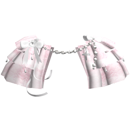 Pink Victorian Lace Ribbon Collar 3.0