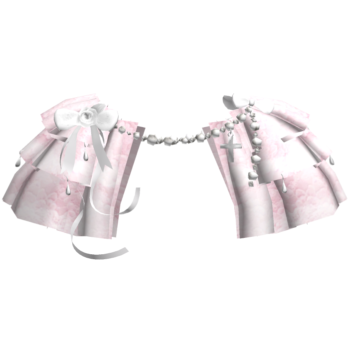 Pink Victorian Lace Ribbon Collar 3.0