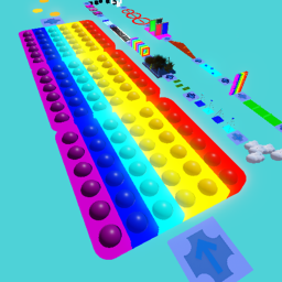 ⭐ 🌈 NEON RAINBOW MEGA OBBY! 100 STAGES! 🌈 ⭐