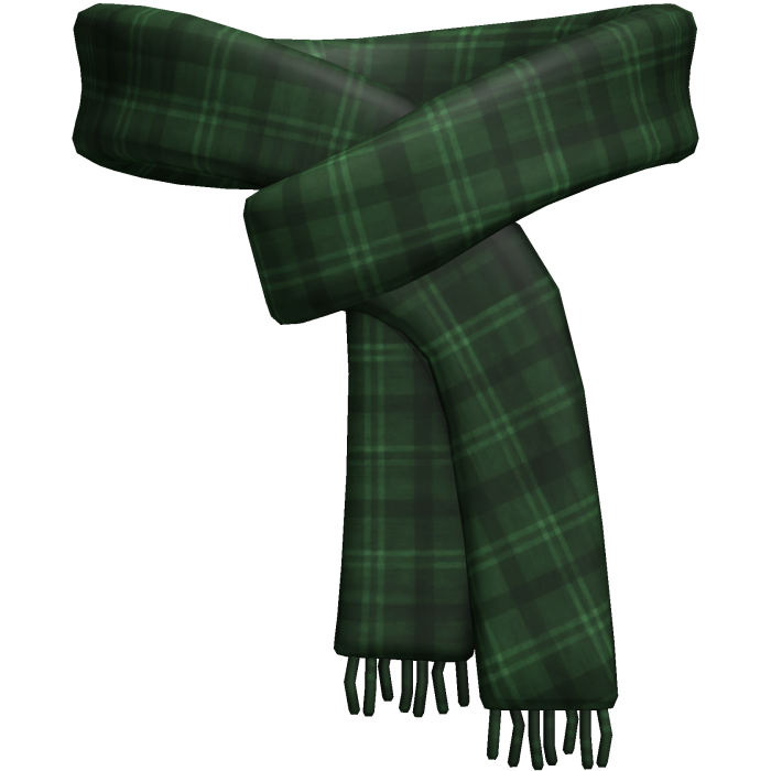 Green Winter Scarf