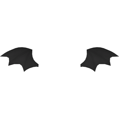 bat wings hairclip/black