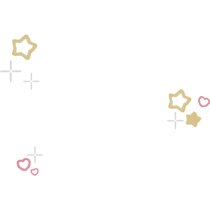 EMISSIVE GLOWING Cute Stars & Hearts Face Stickers