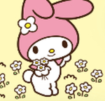 The my melody group and kuromi group