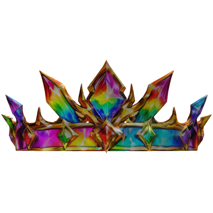 (In Group Store) Forged Gems Rainbow Crown