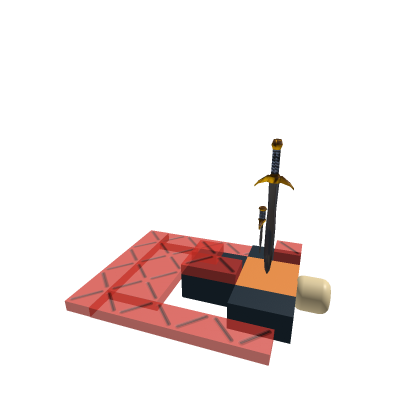 man kill by a sword and knife