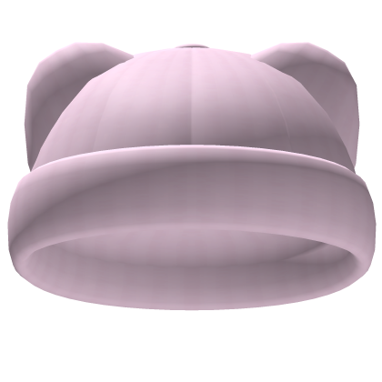 Pink Bear Ears Beanie Roblox item