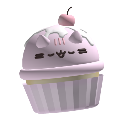 ... pusheen cupcake ♡｡ pink 