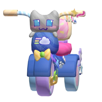 Cute Decora Nyan Cat Rainbow Tricycle Bike | Roblox Item - Rolimon's