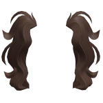 Y2K Messy Aesthetic Pigtails Extension (Brown)