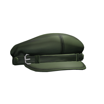 Green Grunge Beret Y2K