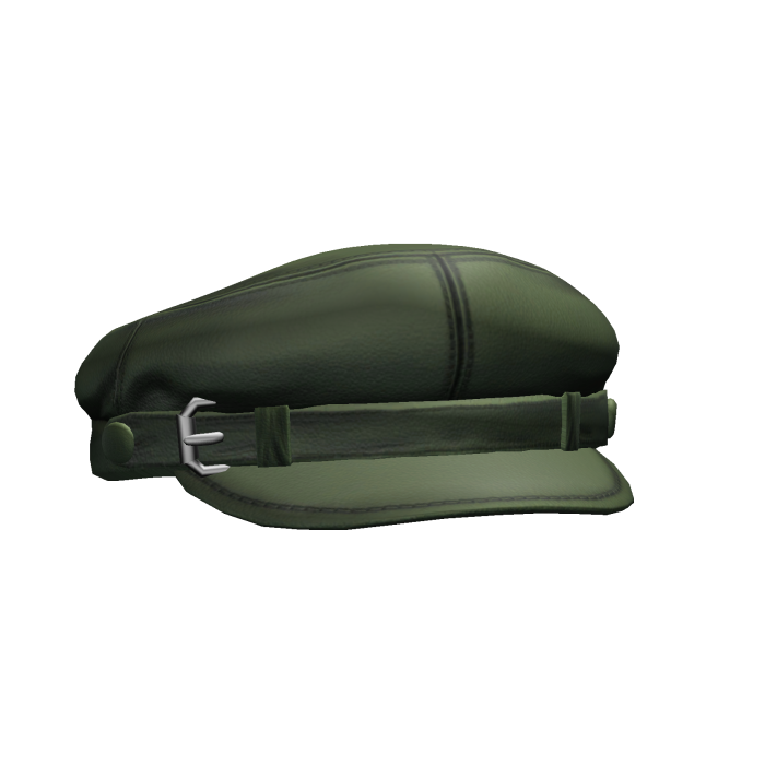 Green Grunge Beret Y2K