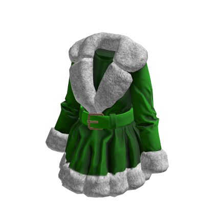 Cozy Santa Claus Coat (Green)