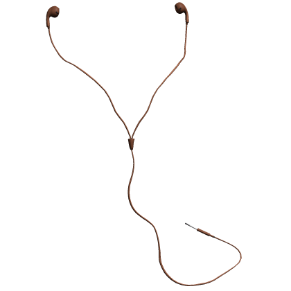 Brown Earbuds