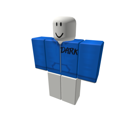 Ready go to ... https://www.roblox.com/catalog/10211198759/Blue-DarkMrMan-Hoodie [ Blue DarkMrMan Hoodie]