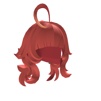 Cherry's Blocky Red Pigtails Roblox item