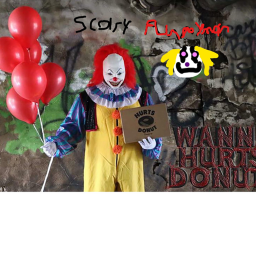 Scary junior funnyman pennywise clown survival