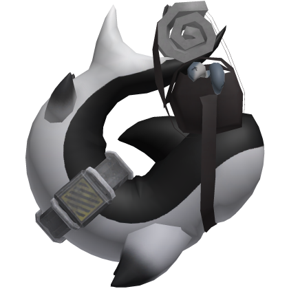shark tail with bag (dark)