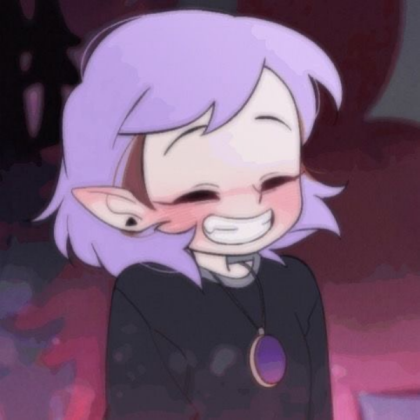 Amity Purple hair Roblox decal