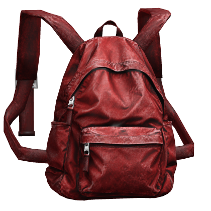 Grunge Red Emo Backpack