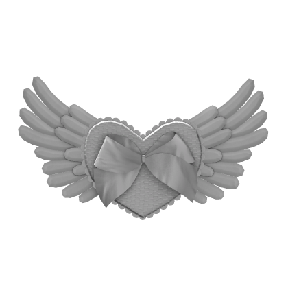 ♱ gothic fallen angel wings hairclip in black