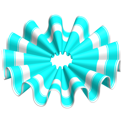Neon Blue Clown Jester Ruffles Roblox item