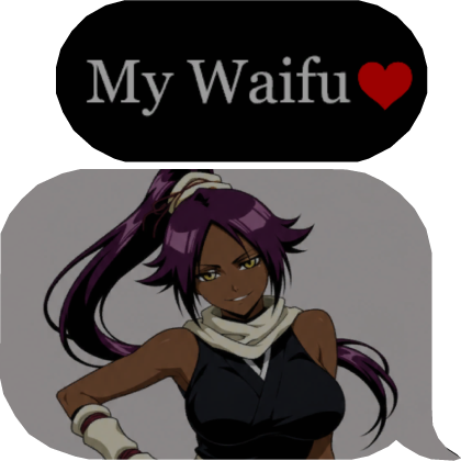 Yoruichi Waifu Image/Text