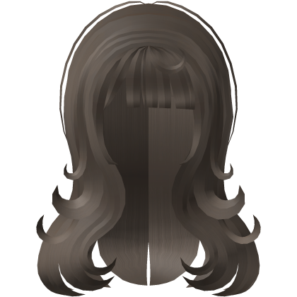♡ curly wispy layered cute ash brown hair