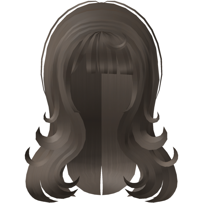♡ curly wispy layered cute ash brown hair