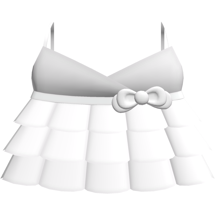 ♡ sweet angelic white ruffle dress