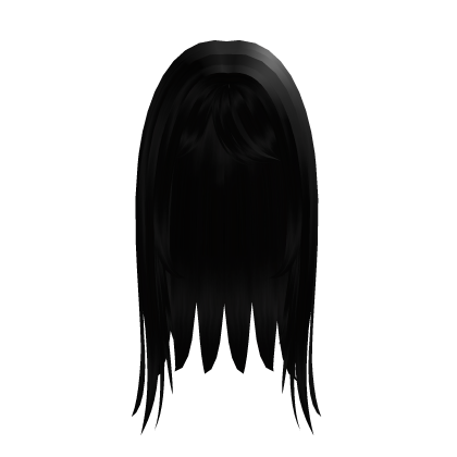 ♡ cute emo black hair