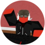 You met SirDapper! Roblox badge thumbnail