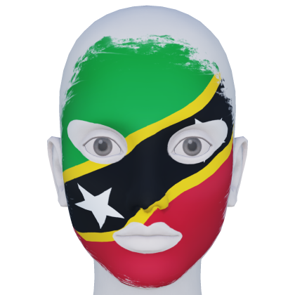 Saint Kitts and Nevis Facepaint