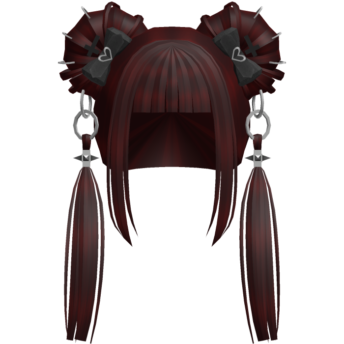 Gothic Twin Tails In Red