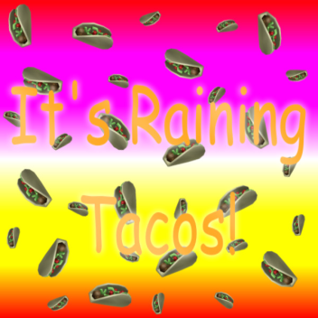タコスが雨が降っています(空から)