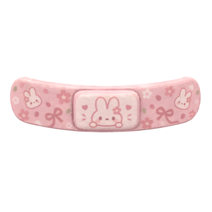 Kawaii Sakura Bunny Bandage Roblox item