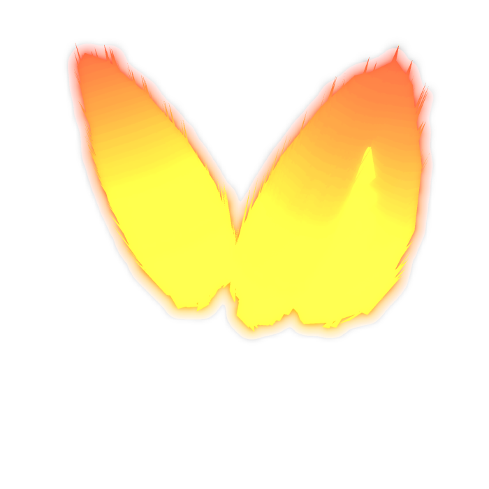 Fire Fox Ears [Glowing, Emissive]