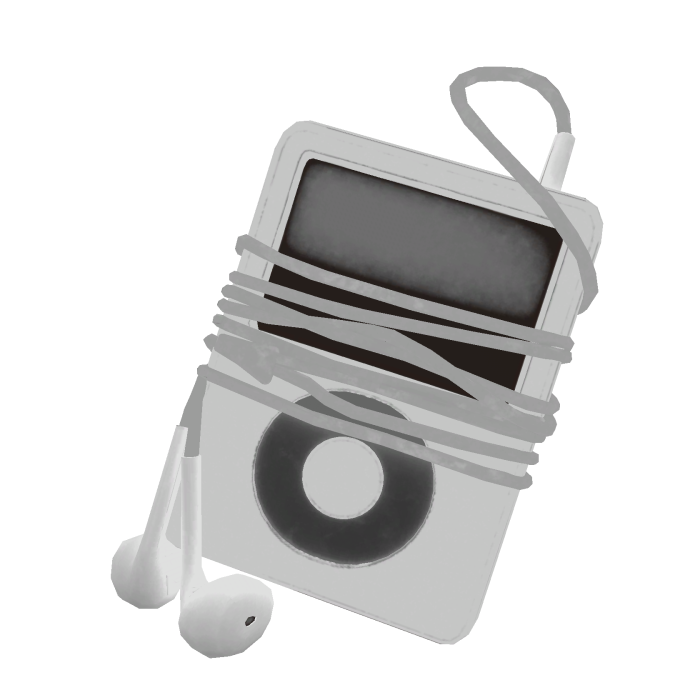 Y2K Tied Up MP3 Player (Back) - V2