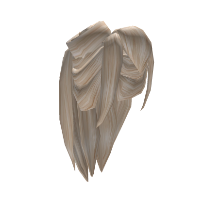 Long Blond Hair With Bun Roblox item