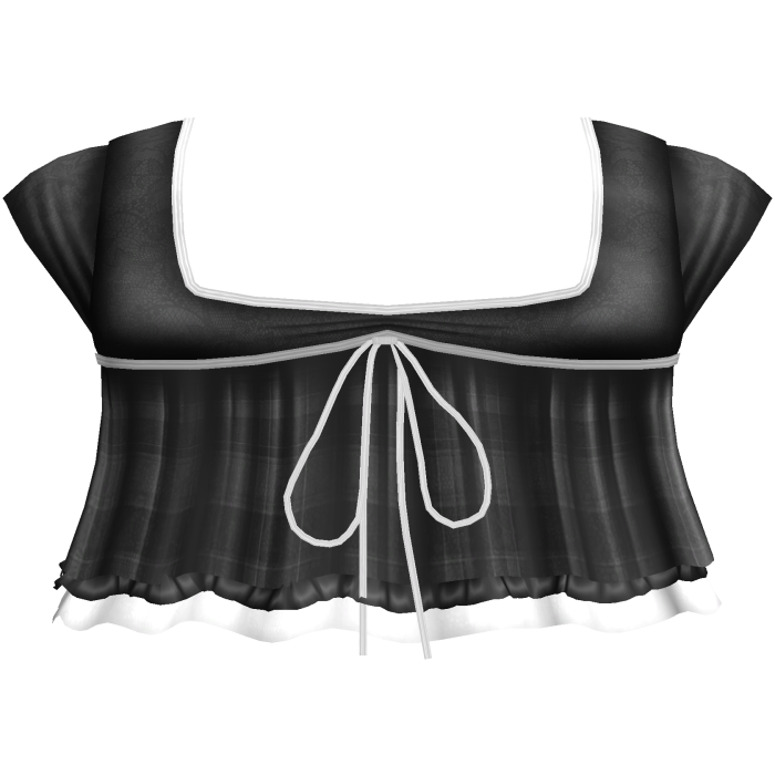 pretty gothic ruffled blouse black 2
